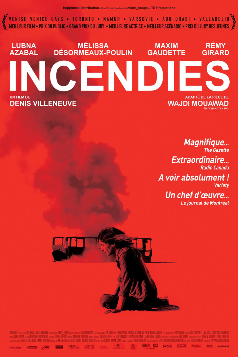 Incendies Poster